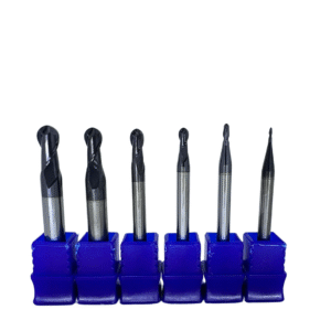 Fresa Metal Duro Esférico 2 Cortes R2.5X6X50L 55HRC