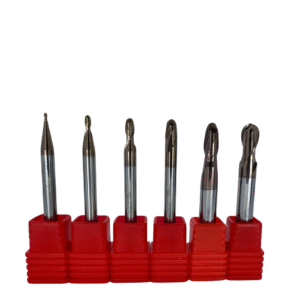 Fresa Esférico Metal Duro 2 cortes R0.5X4X50L 55HRC