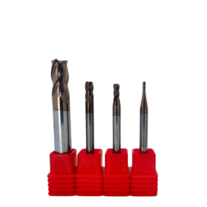 Fresa Topo Metal Duro 4 cortes Ø8R0.5X8X60L 60HRC